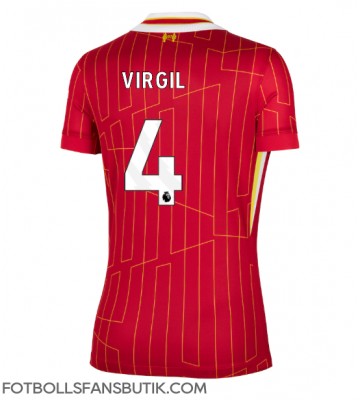 Liverpool Virgil van Dijk #4 Replika Hemmatröja Damer 2024-25 Kortärmad